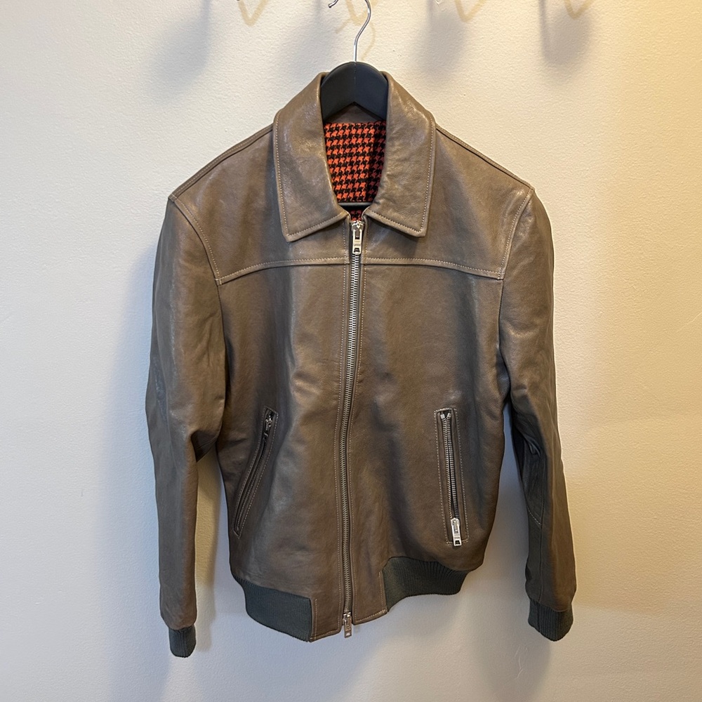 Men's Brown Leather Jacket